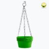 Leaf Design Pot (1022) | Leaf Pot with Hanging Chain | Hanging Planter Pot with Metal Chain for Indoor Plants Pot, Flower Pot and Balcony Pots Home Gardening
