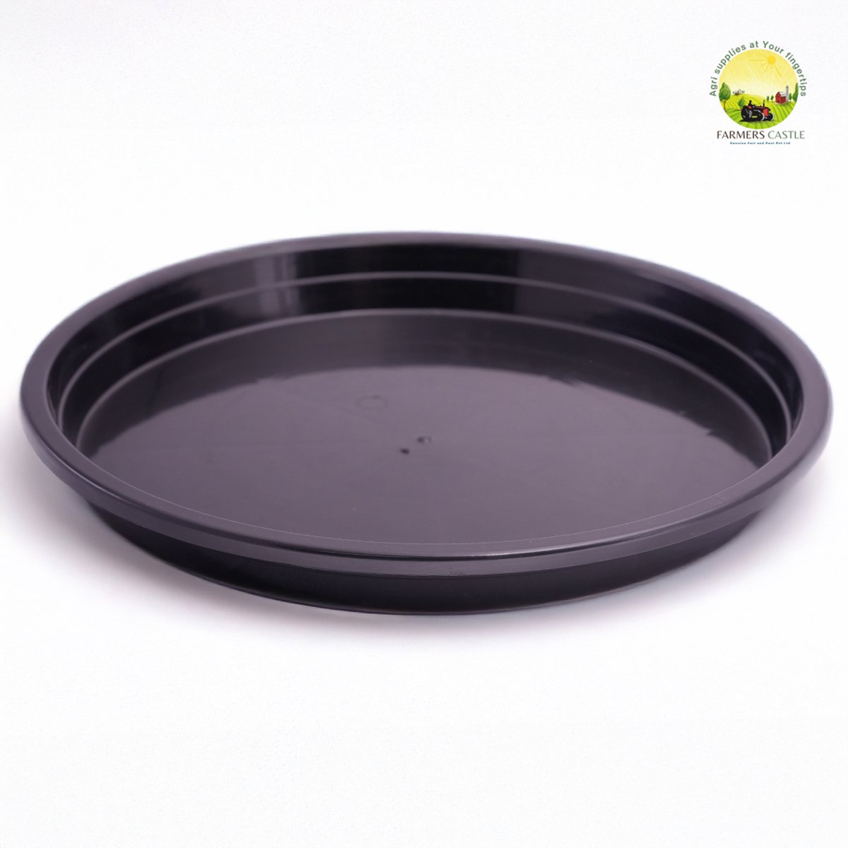 10.5 inch Plate | Black, Brown, Multicolor | Saucer for Pots UV Treated Round Bottom Tray/Plate/Saucer Heavy Duty Highly Durable Plant saucer Gamla for Indoor Home Decor & Outdoor Balcony Garden 3 DSC5242
