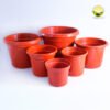 Nursery Plastic Pots | Black, Brown & Multicolor Plastic Nursery Flowering pots | Nursery Flower Pots Indoor & Outdoor Gardening