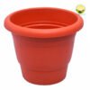 Classic Pot Brown | Plastic Planters Planting Pots for Home Plants | Flower Plant Pots for Home & Balcony Garden | Flower Planters for Balcony and Terrace Gardens